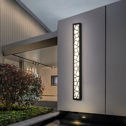 Lights of Scandinavia - Shatter - LED Outdoor Wall Light courtyard long Wall Light Modern IP65 Waterproof villa Porch Garden Wall Lamp exterior Wall LED sconces